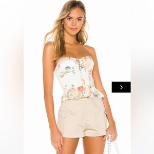 Superdown Lolita Peplum Top size small